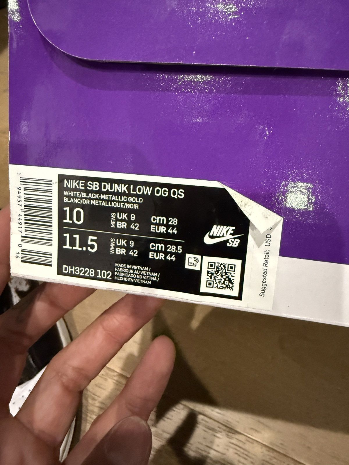 Nike × Supreme Supreme x Nike SB dunk low OG Size US 10 / EU 43 - 14 Thumbnail