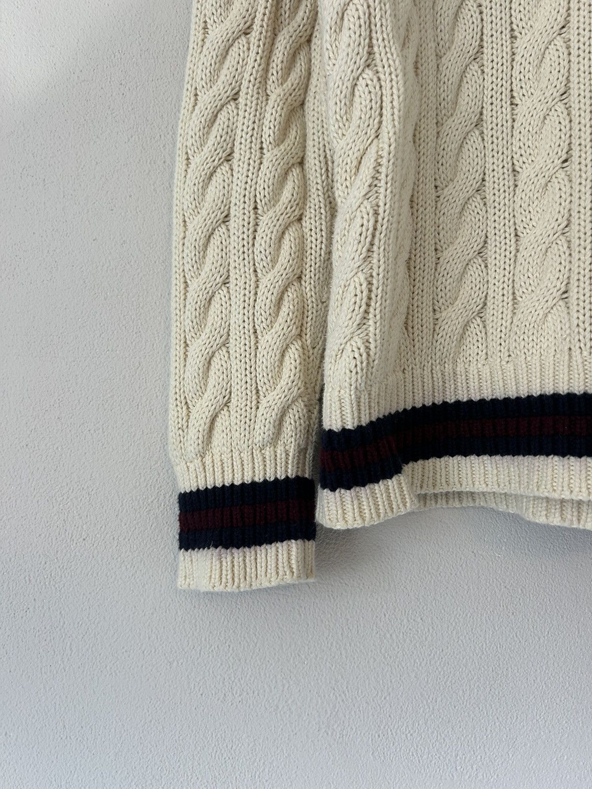 Polo Ralph Lauren Ralph Lauren Cable Knit Cricket Sweater Size US L / EU 52-54 / 3 - 5 Thumbnail
