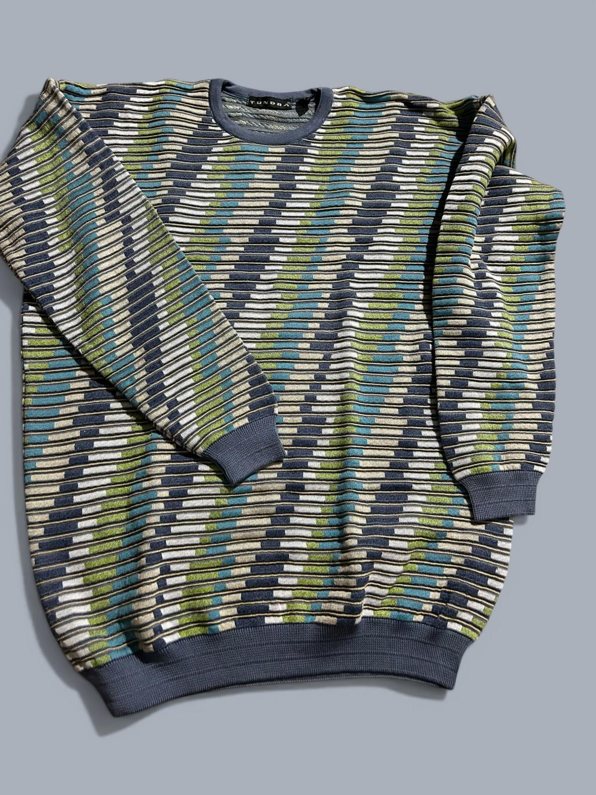 Tundra 2X Vintage Nineties 3D Coogi Tundra Knit Sweaters LARGE NWT Size US L / EU 52-54 / 3 - 4 Thumbnail