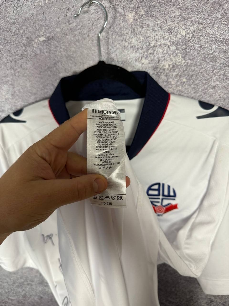 Macron × Vintage Vintage Bolton Wanderers 2016/17 Macron Soccer Jersey Size US XL / EU 56 / 4 - 12 Thumbnail