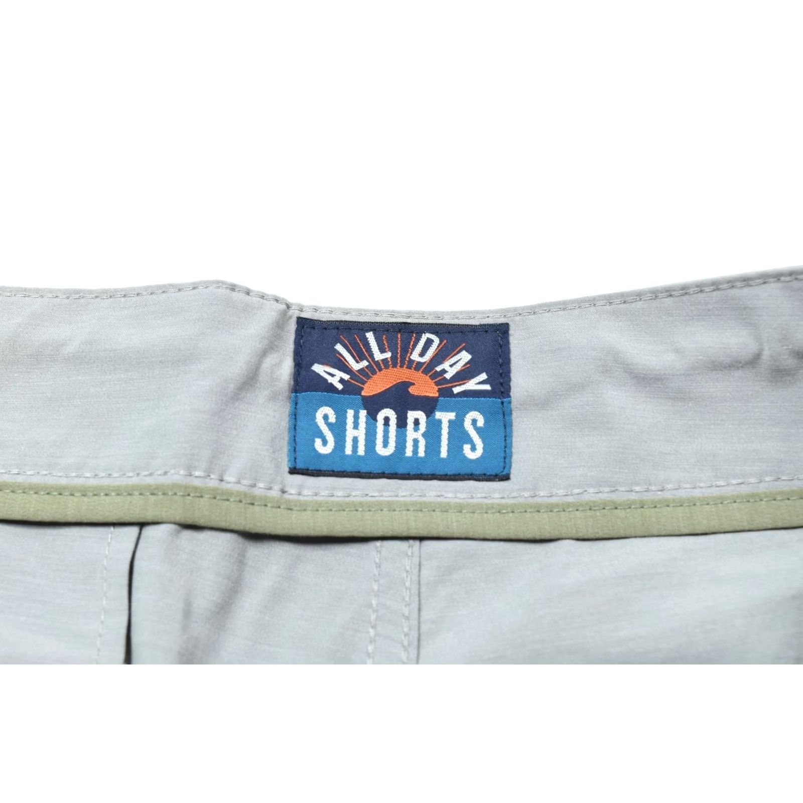 Faherty Faherty All Day Shorts Mens 31 Light Gray Drawstring Stretch Regular Fit Casual Size US 31 - 5 Thumbnail