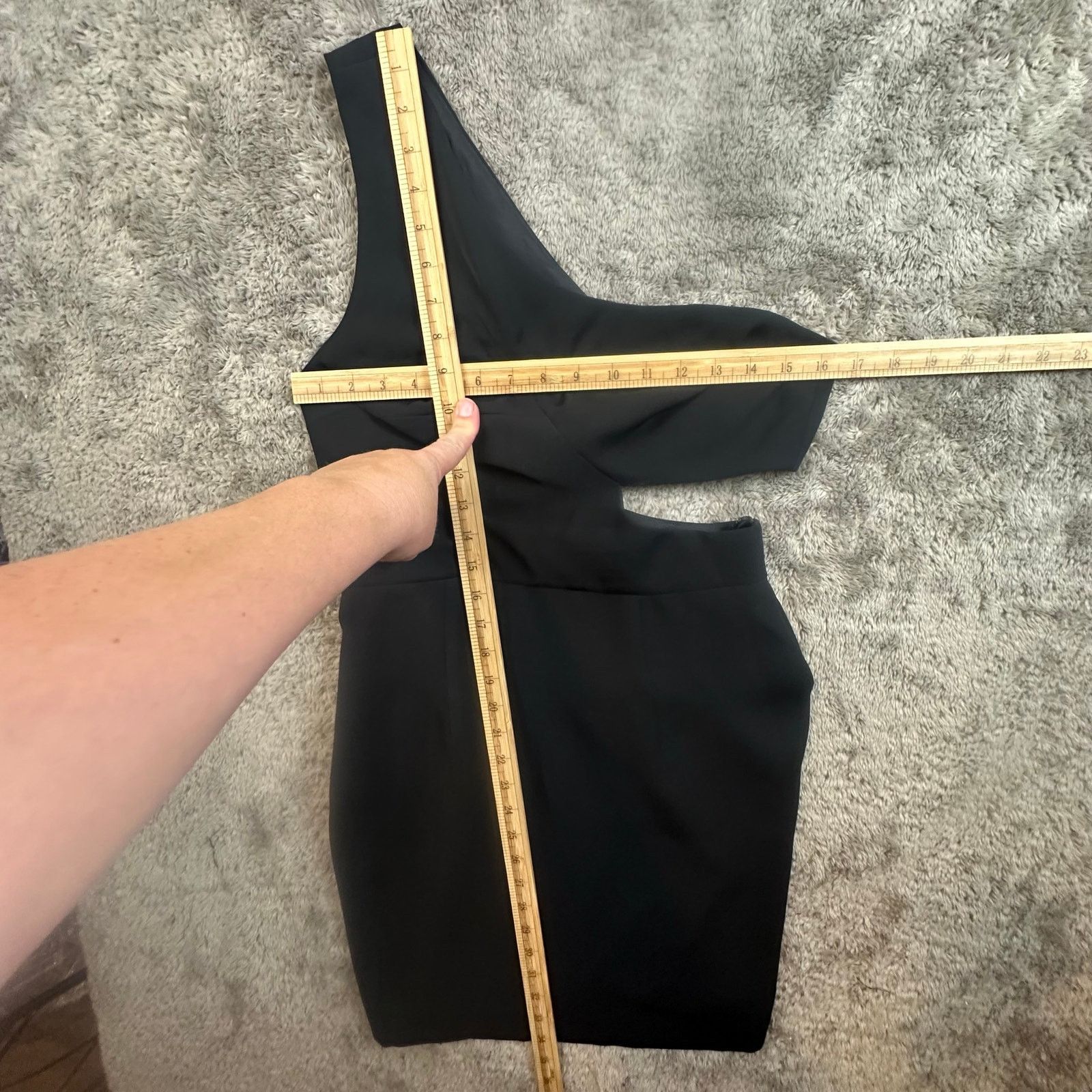Black Halo Black Halo Kylie One Shoulder Mini Sheath Cocktail Dress 8 M Size M / US 6-8 / IT 42-44 - 6 Thumbnail