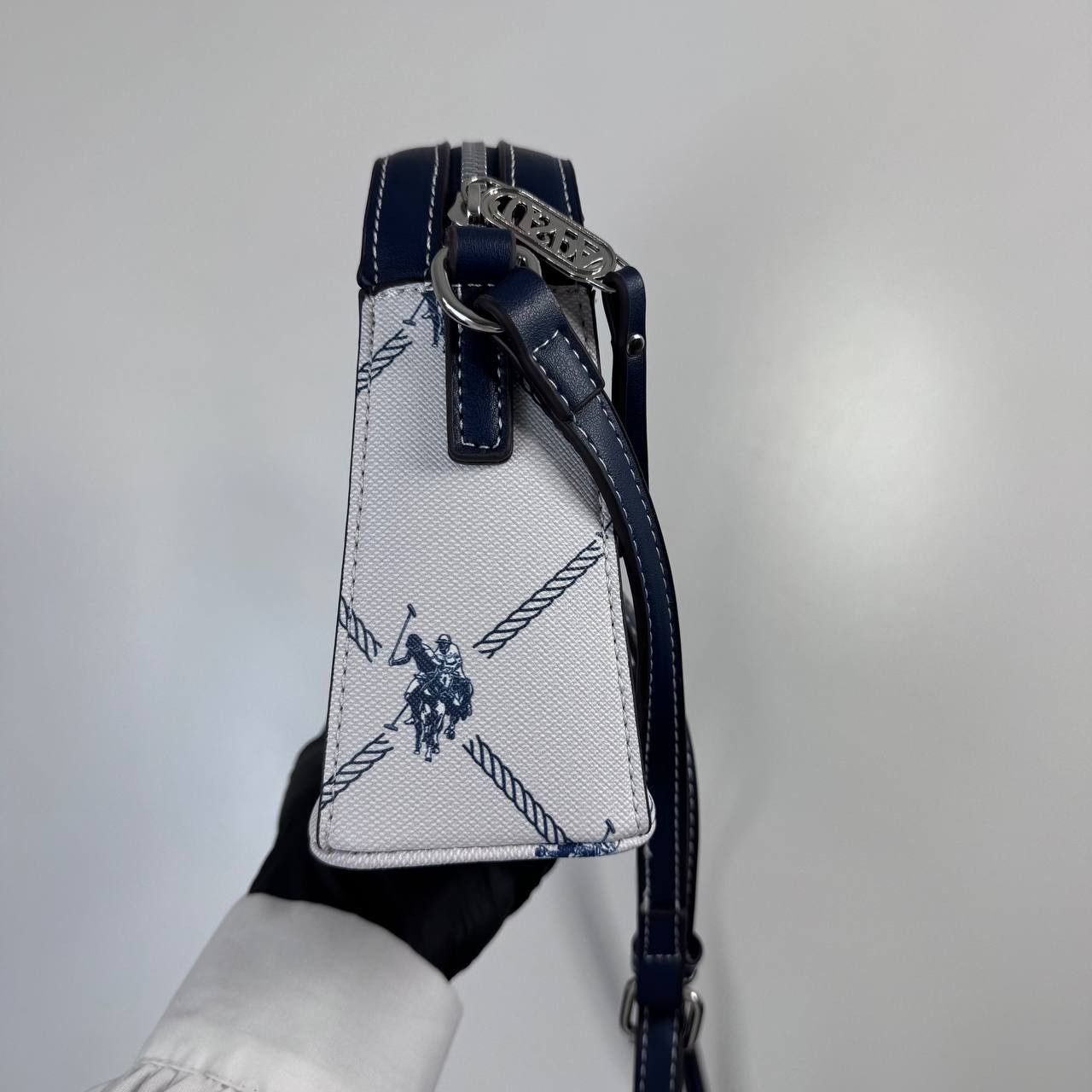 U.S. Polo Assn. U.S. Polo Assn. Crossbody Bag Navy Logo Shoulder Handbag Size ONE SIZE - 9 Thumbnail
