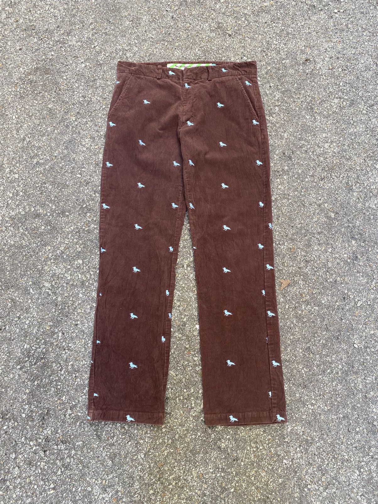 Modern Amusement Modern Amusement Corduroy Pants Embroidered Logo Size US 32 / EU 48 - 2 Thumbnail