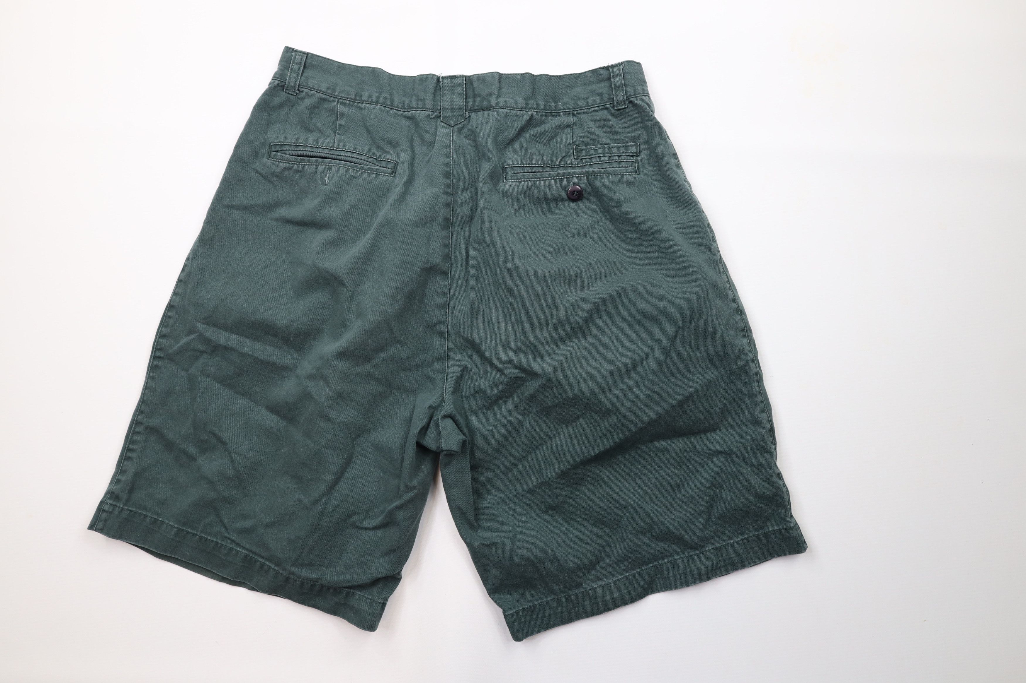 Vintage Vintage 90s Streetwear Above Knee Chino Shorts Green Cotton Size US 32 / EU 48 - 8 Thumbnail