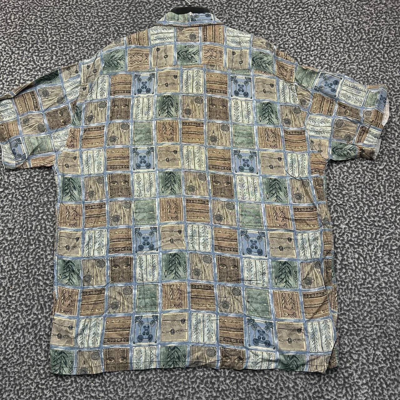Pierre Cardin Pierre Cardin Shirt Men Geometric Hawaiian Button Up XL Size US XL / EU 56 / 4 - 2 Thumbnail