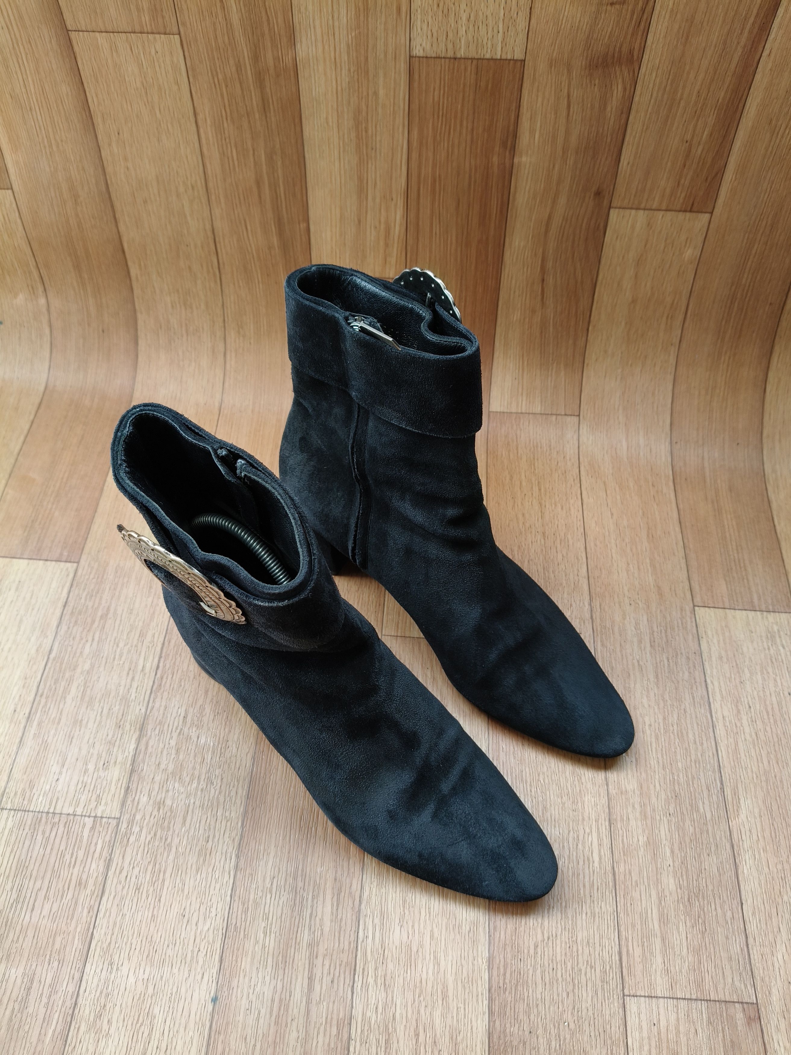 Yves Saint Laurent Saint Laurent detail buckle boot Size US 9.5 / IT 39.5 - 8 Thumbnail