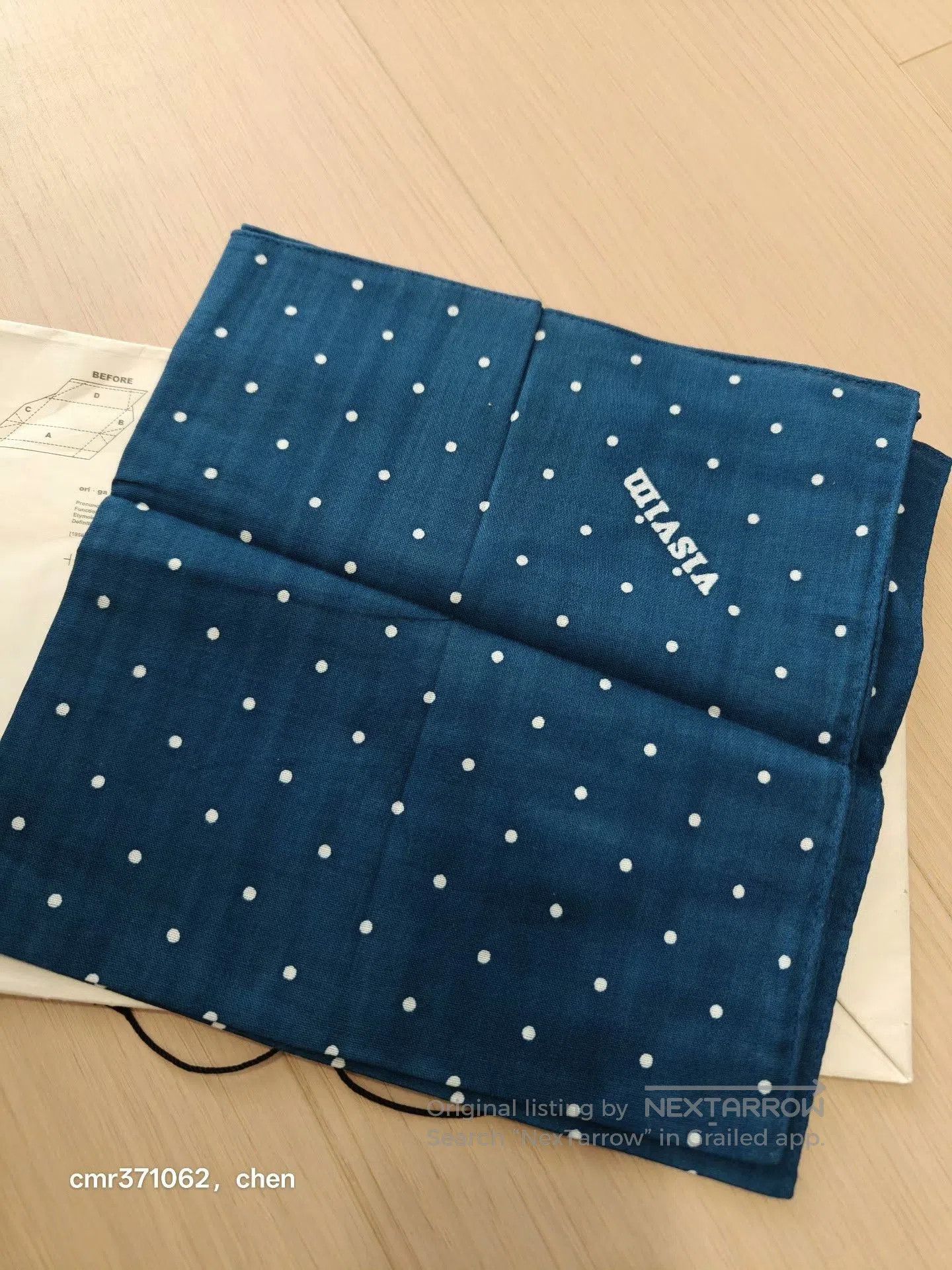 Visvim visvim Blue Polka Dot Bandana 50x50cm. Size ONE SIZE - 2 Thumbnail