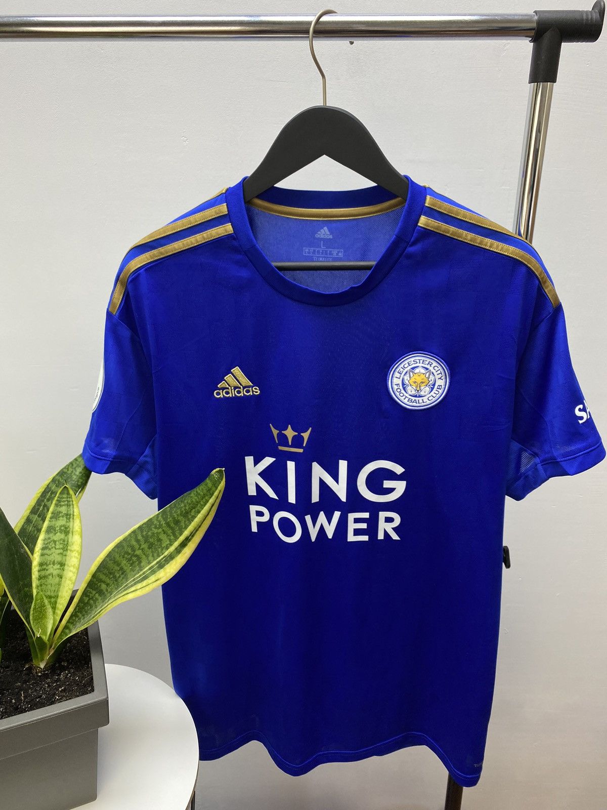 Adidas Leicester City 2019-2020 Home Soccer Jersey Football Shirt Size US L / EU 52-54 / 3 - 4 Thumbnail