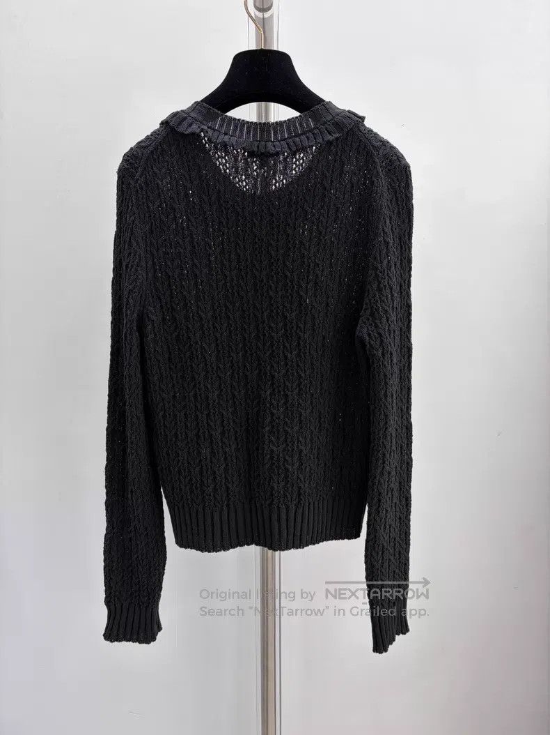 Chanel Chanel The latest ruffled knitted cardigan in early spring Size XS / US 0-2 / IT 36-38 - 2 Thumbnail
