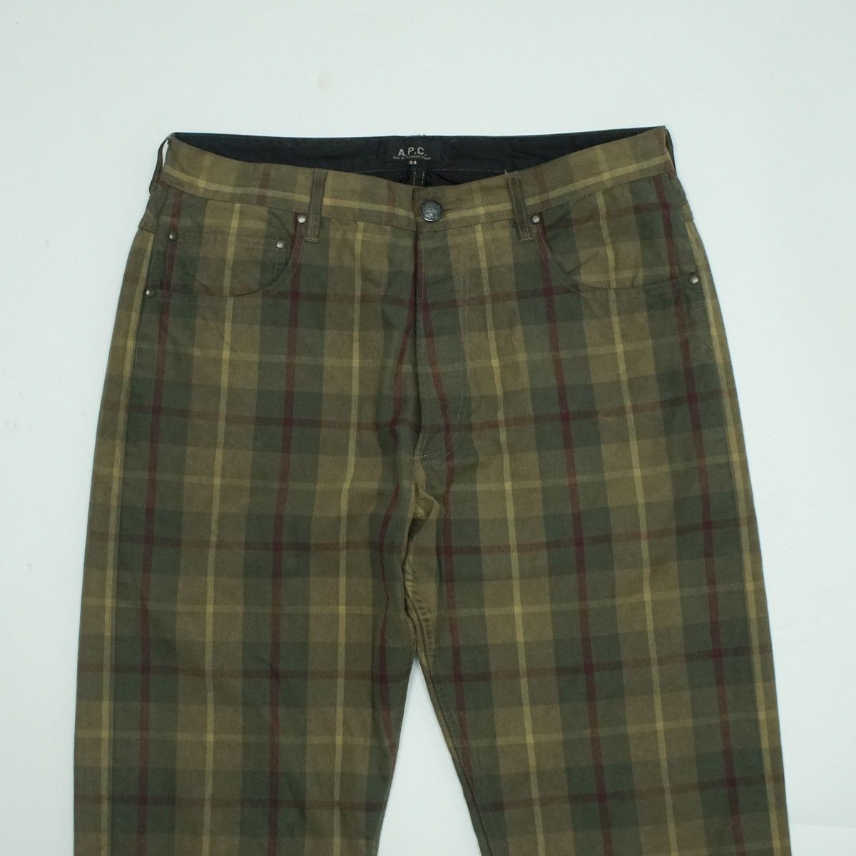 A.P.C. *NoTariff AW1995 APC Plaid Pants Size US 31 - 2 Thumbnail
