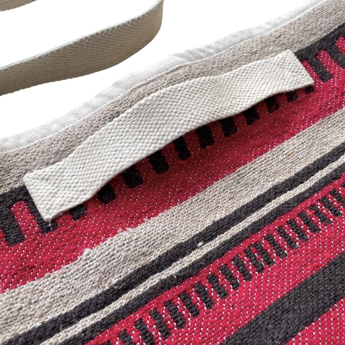Japanese Brand Amina Japan Native American Aztec Canvas Unisex Sling Bag Size ONE SIZE - 5 Thumbnail