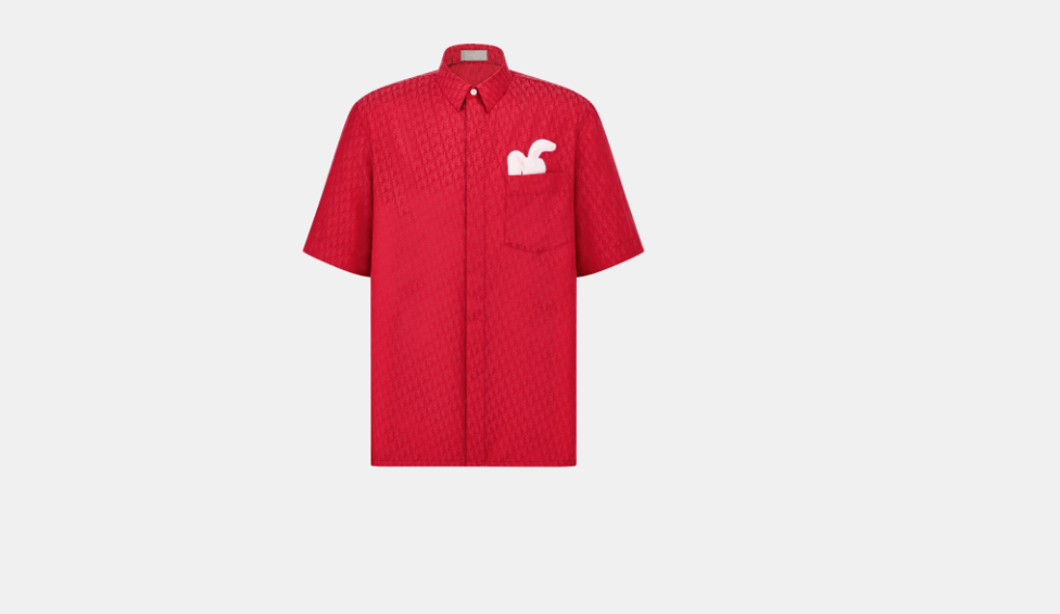 o1w1db10324 Short-Sleeved Shirt in Red