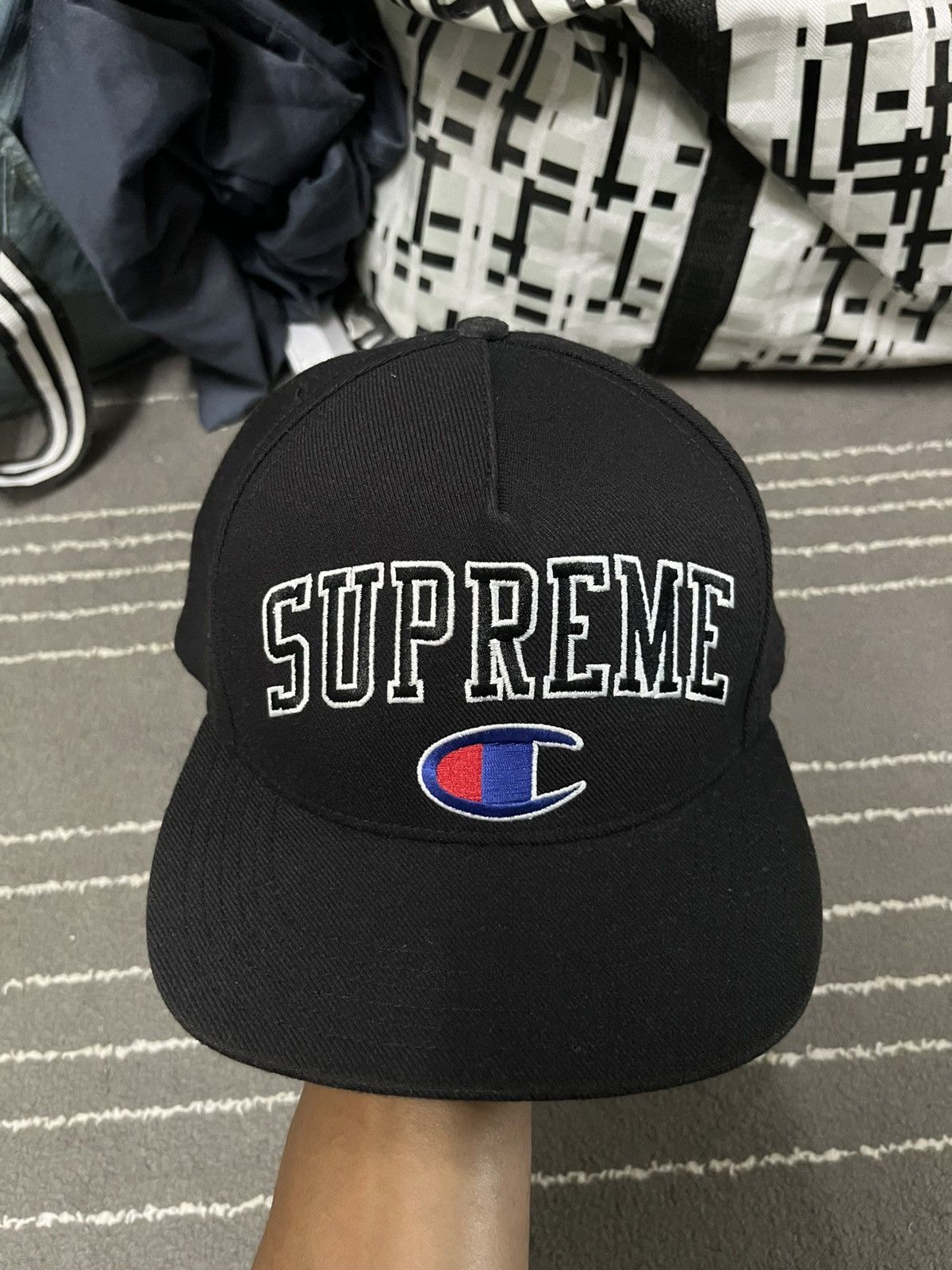 Supreme x champion cap