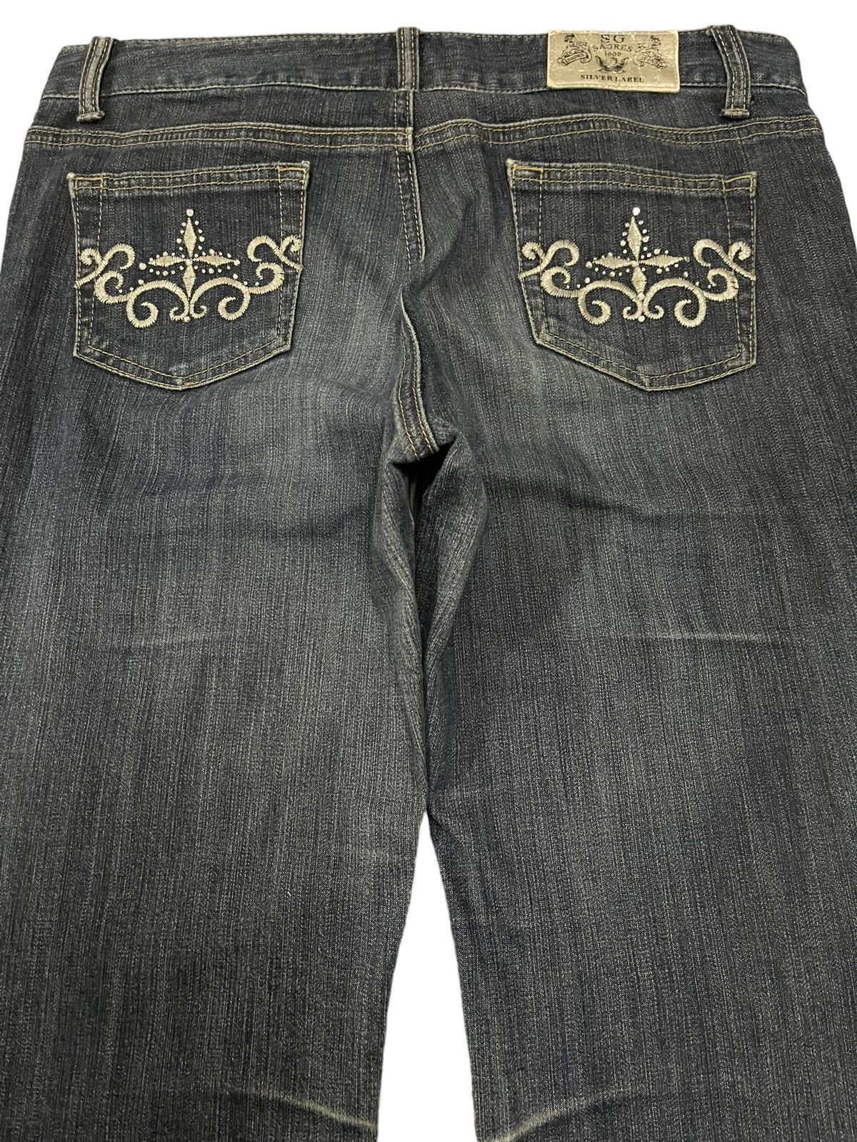 If Six Was Nine Vintage Japanese Brand Blue Wash Style Bootcut Jeans Size US 31 - 5 Thumbnail