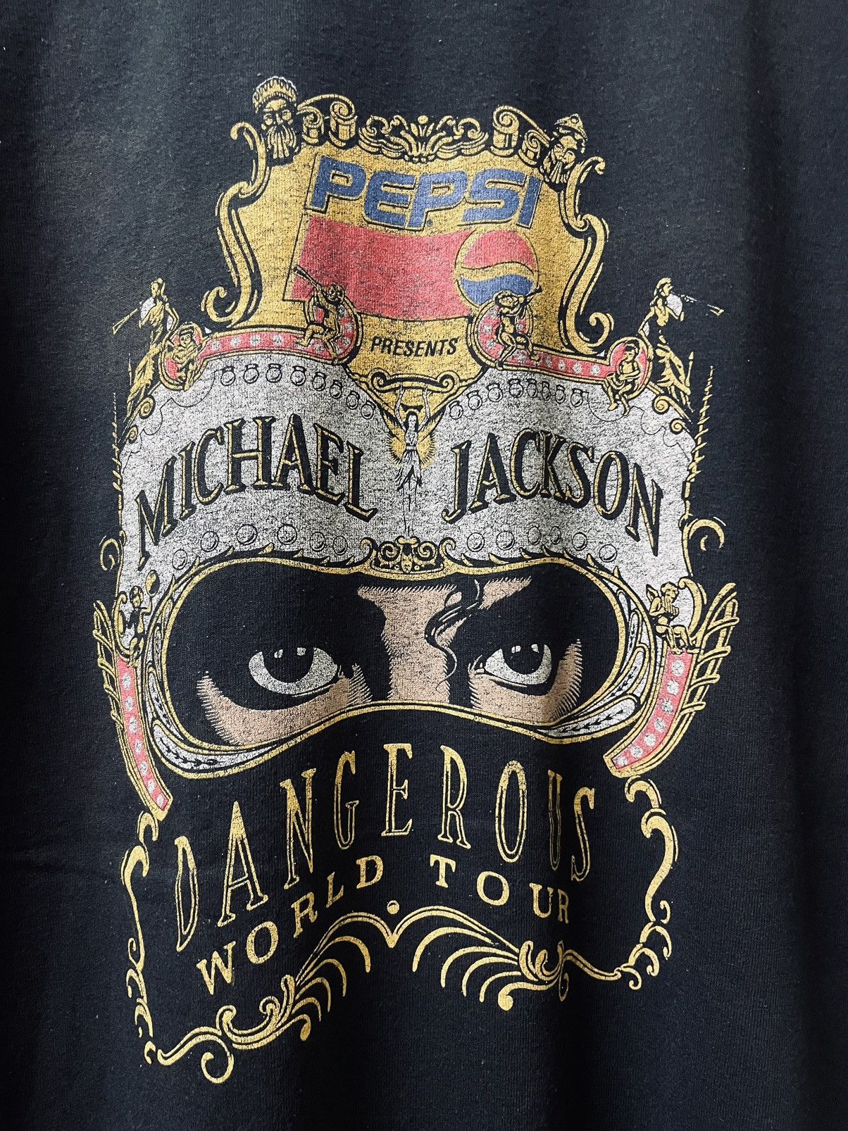 Michael Jackson VINTAGE MICHAEL JACKSON x PEPSI DANGEROUS WORLD TOUR 90s Size US L / EU 52-54 / 3 - 9 Thumbnail