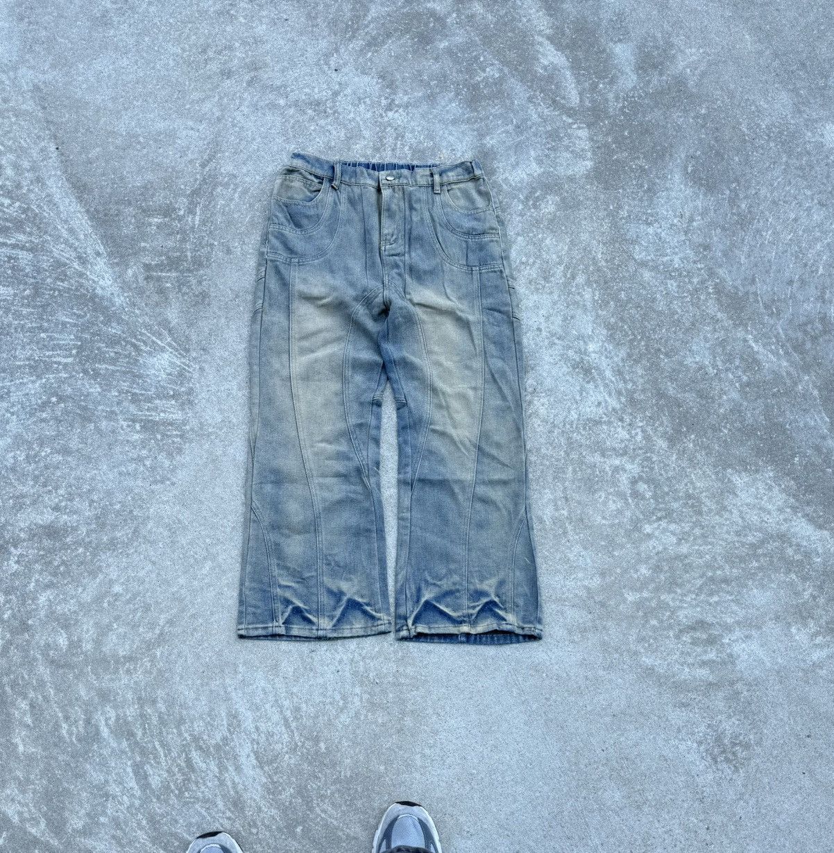 Other Vintage Y2K avantgarde streetwear oversized jeans Size US 32 / EU 48 - 4 Thumbnail