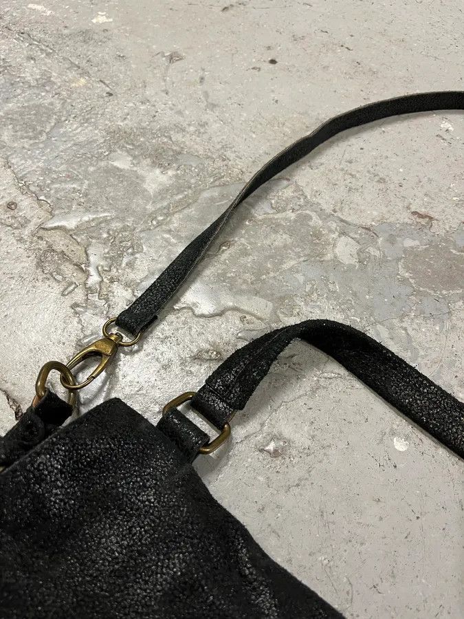 Miu Miu 2000s Miu Miu Black Archive Leather Crossbody Bag Size ONE SIZE - 6 Thumbnail