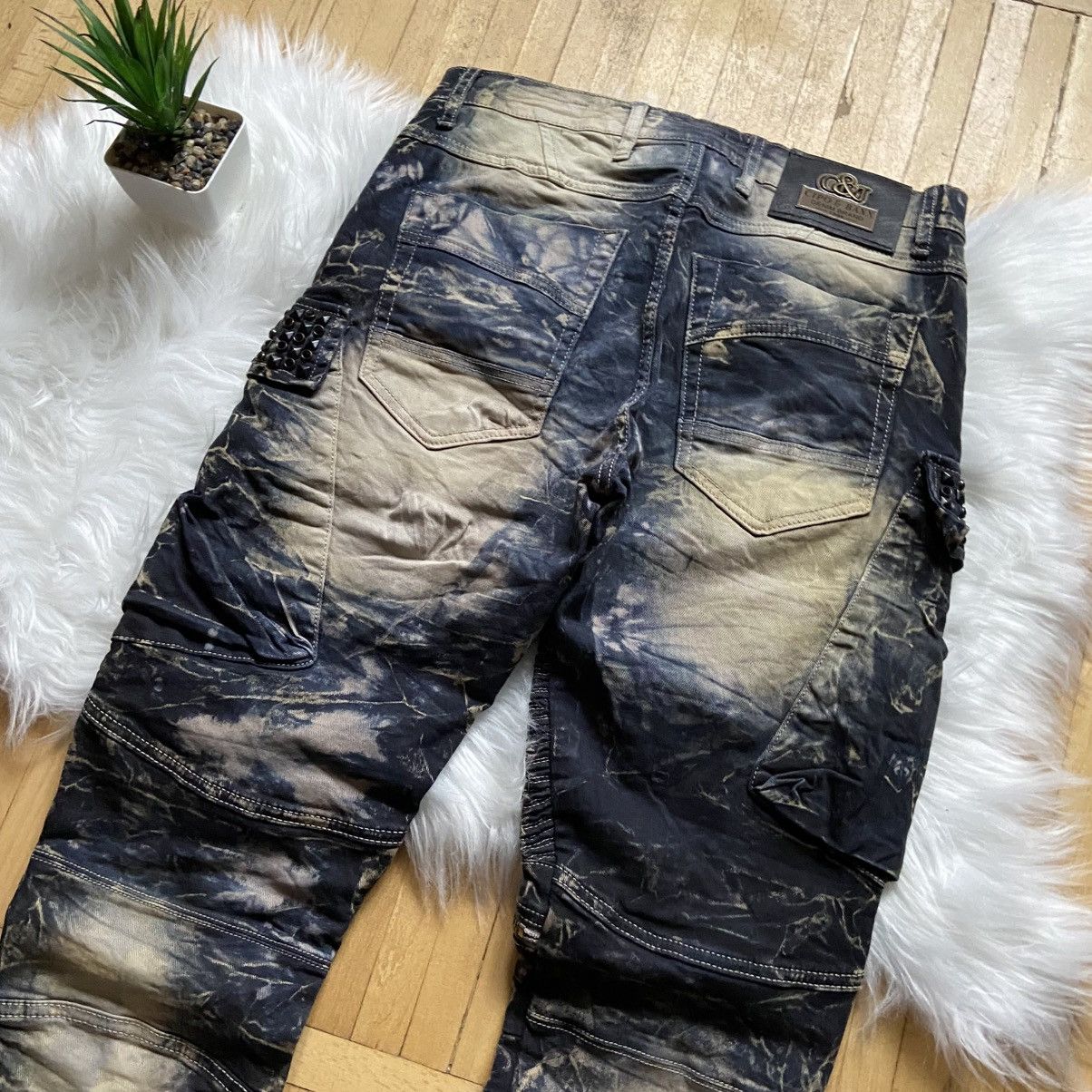 If Six Was Nine 📌Crazy Cipo & Baxx Vintage Avant Garde Acid Wash Jeans Size US 30 / EU 46 - 15 Thumbnail