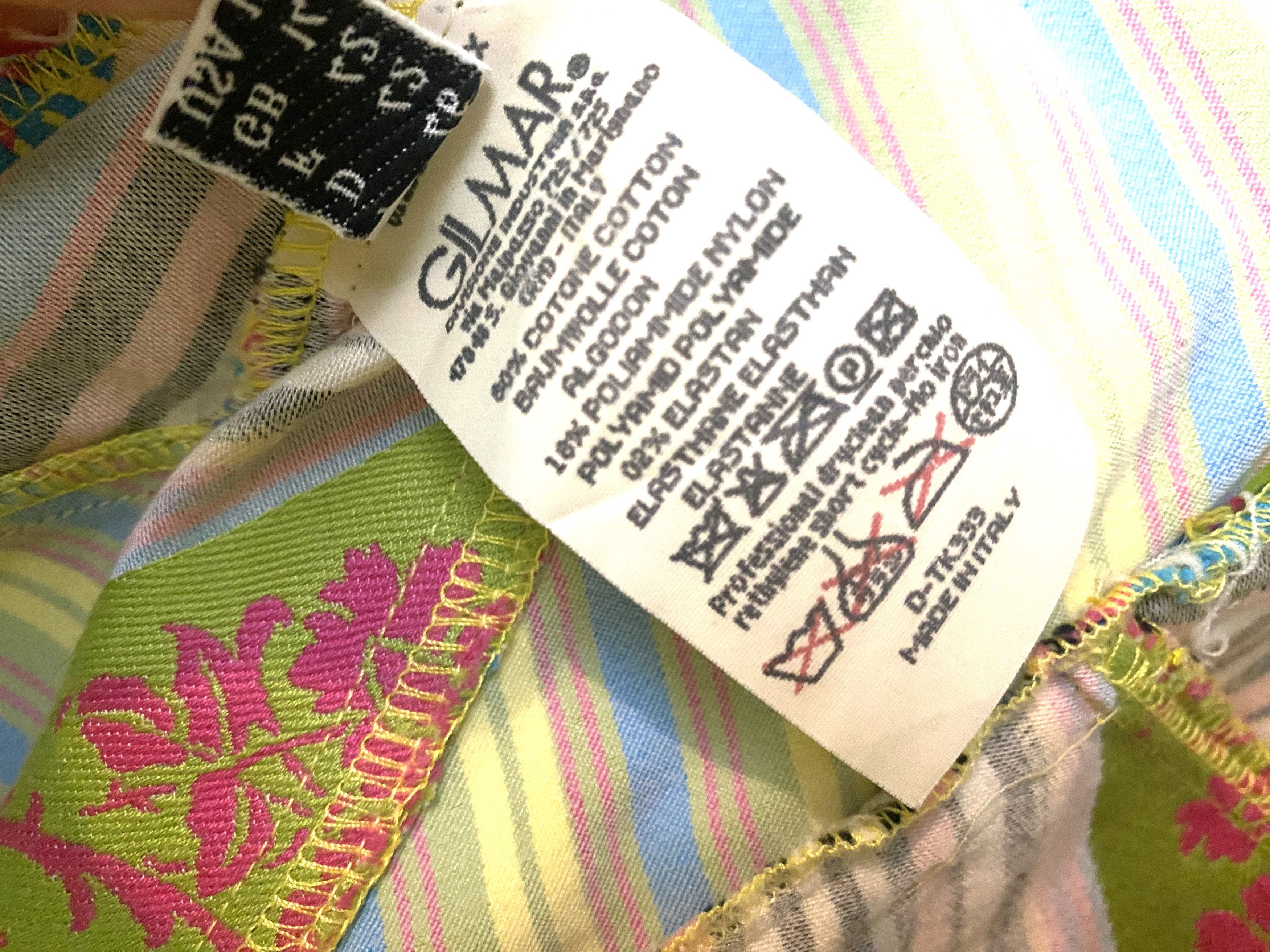 Christian Lacroix Christian Lacroix Patchwork Striped Top Corset Bustier Size L / US 10 / IT 46 - 14 Thumbnail