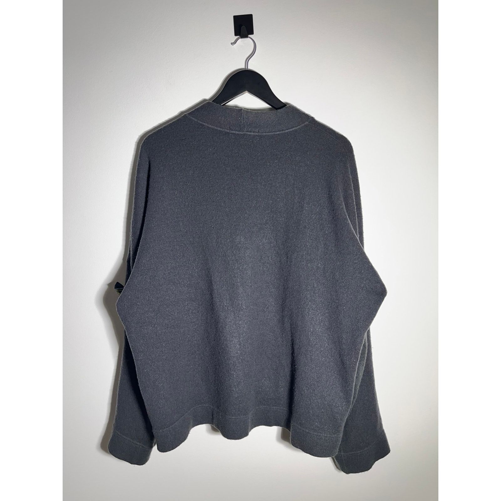 Stone Island sweater wool archive green bagde rare 90s Italy