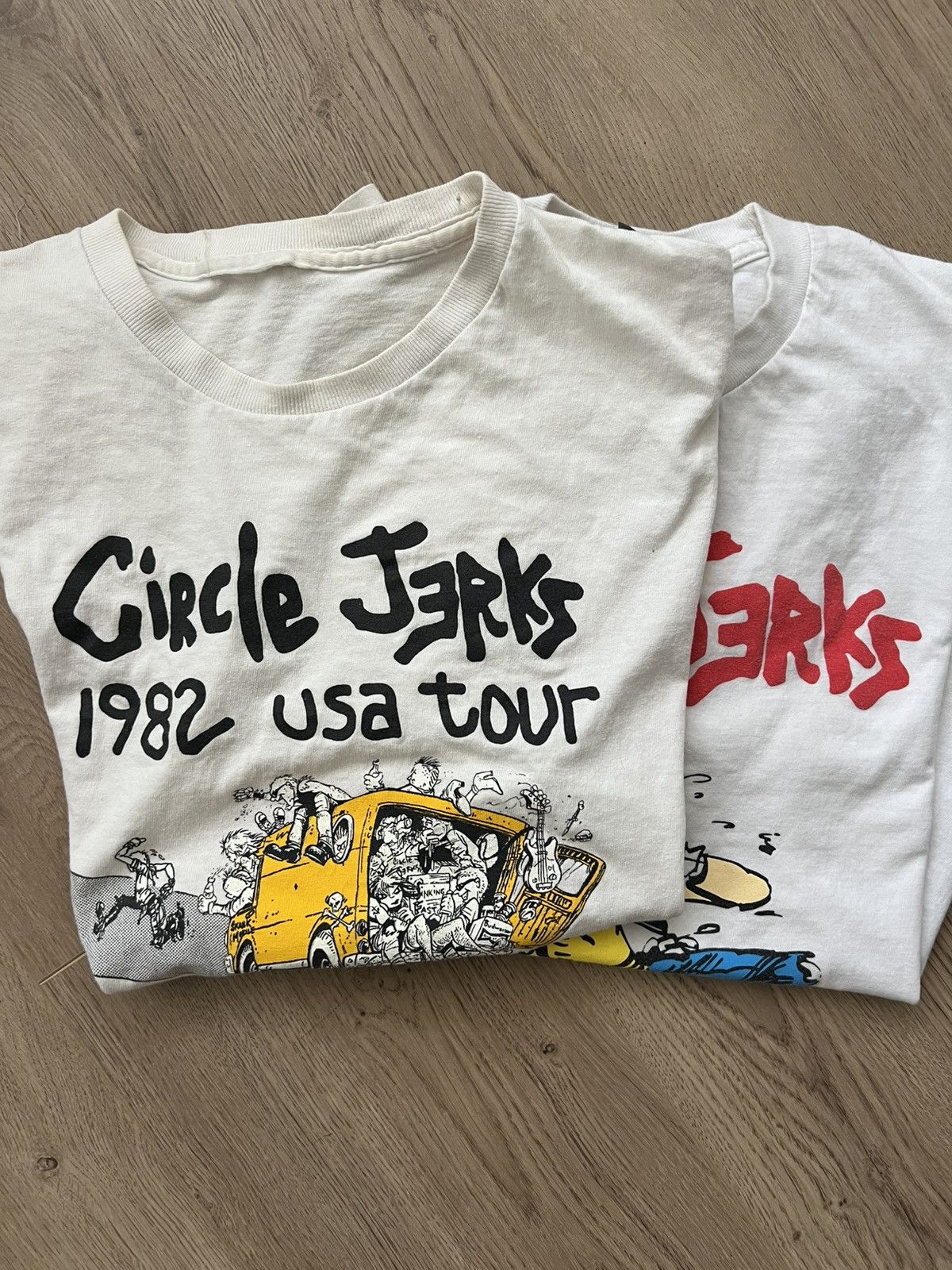 Gildan Two Circle Jerks Band Tees Worn Lot of 2 Size US M / EU 48-50 / 2 - 1 Thumbnail