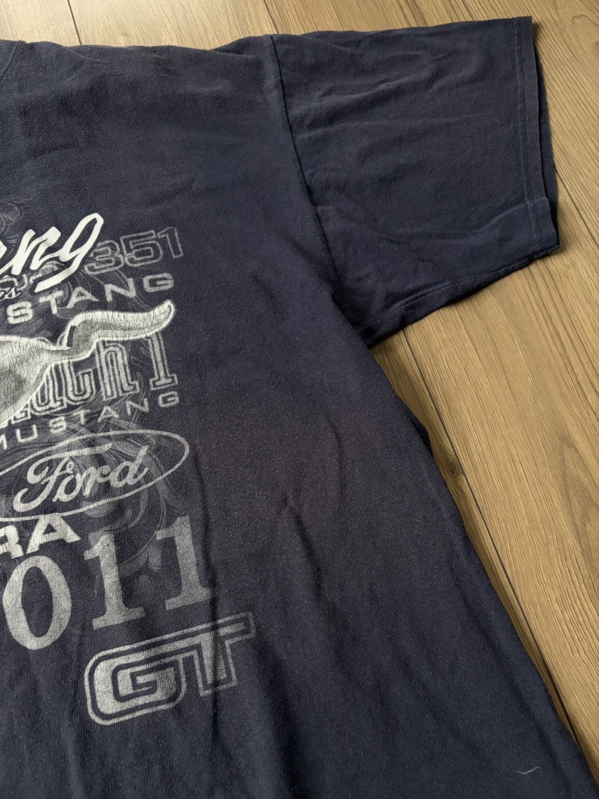 Ford Vintage Boxy Ford Mustang Faded T-shirt Size US XXL / EU 58 / 5 - 5 Thumbnail
