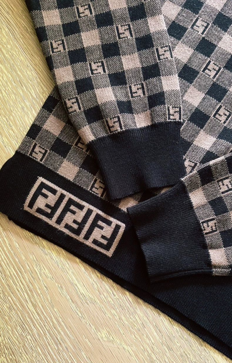 Fendi FENDI Logo old flower long sleeve sweater knitwear Size M / US 6-8 / IT 42-44 - 5 Thumbnail