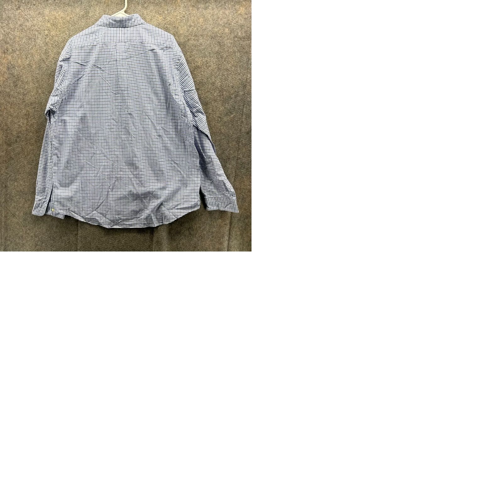 Polo Ralph Lauren VINTAGE Polo Ralph Lauren Shirt Mens XL Blue Button Up Gingham Oxford Pony Shirt Size US XL / EU 56 / 4 - 9 Thumbnail