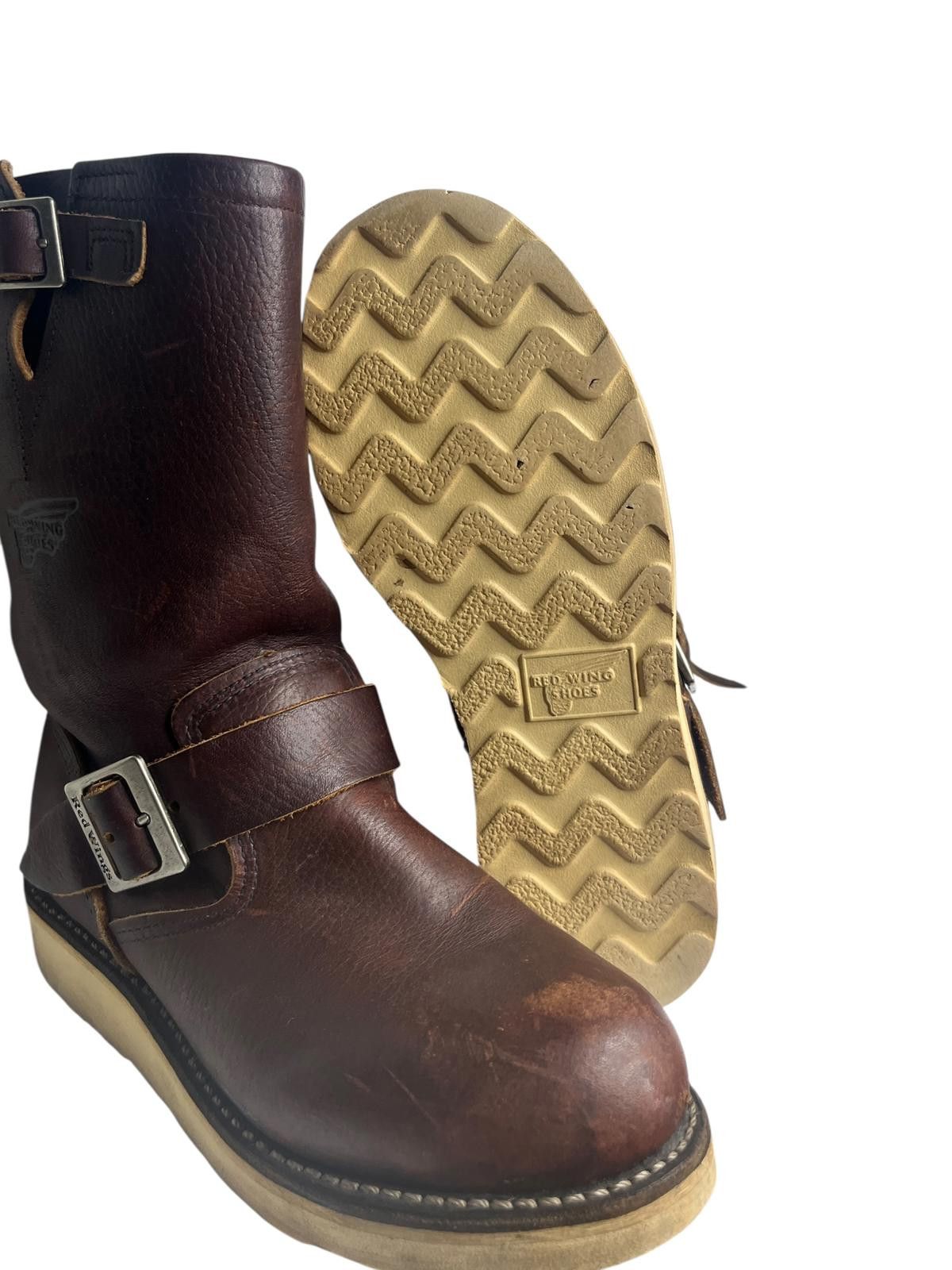 Other Red Wing Heritage 2970 Engineer Boots Brown Leather Made USA Size US 6.5 / IT 36.5 - 6 Thumbnail