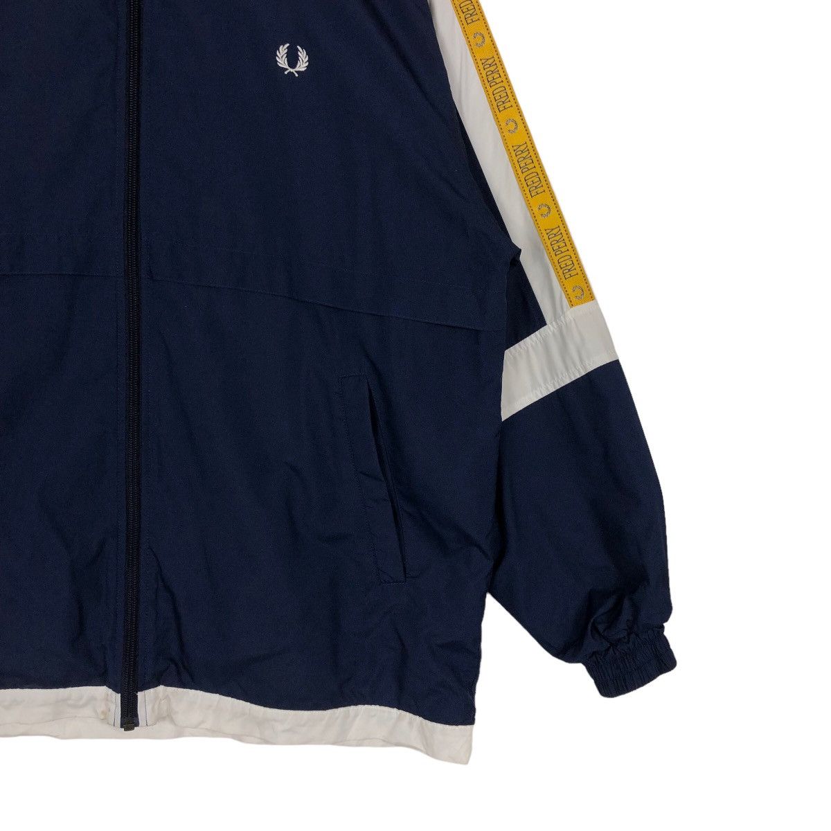 Fred Perry 🔥90’s Vintage Fred Perry Striped Jacket Inspire Raff Simons Size US M / EU 48-50 / 2 - 5 Thumbnail
