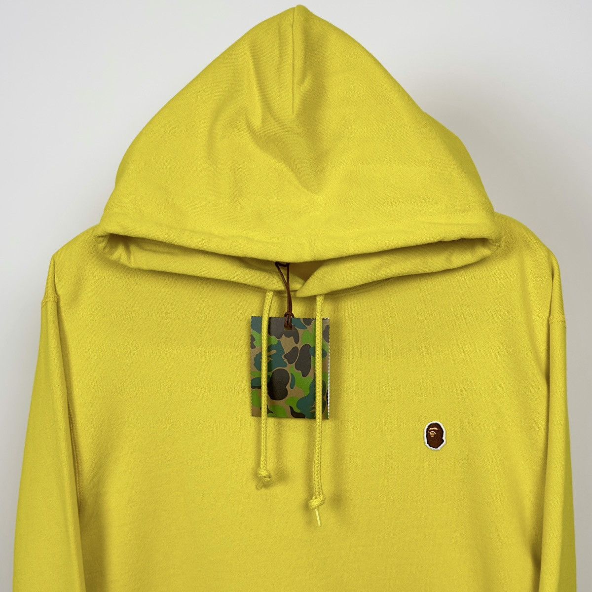 Bape Bape Ape Head One Point Relaxed Fit Hoodie Yellow Size US S / EU 44-46 / 1 - 5 Thumbnail