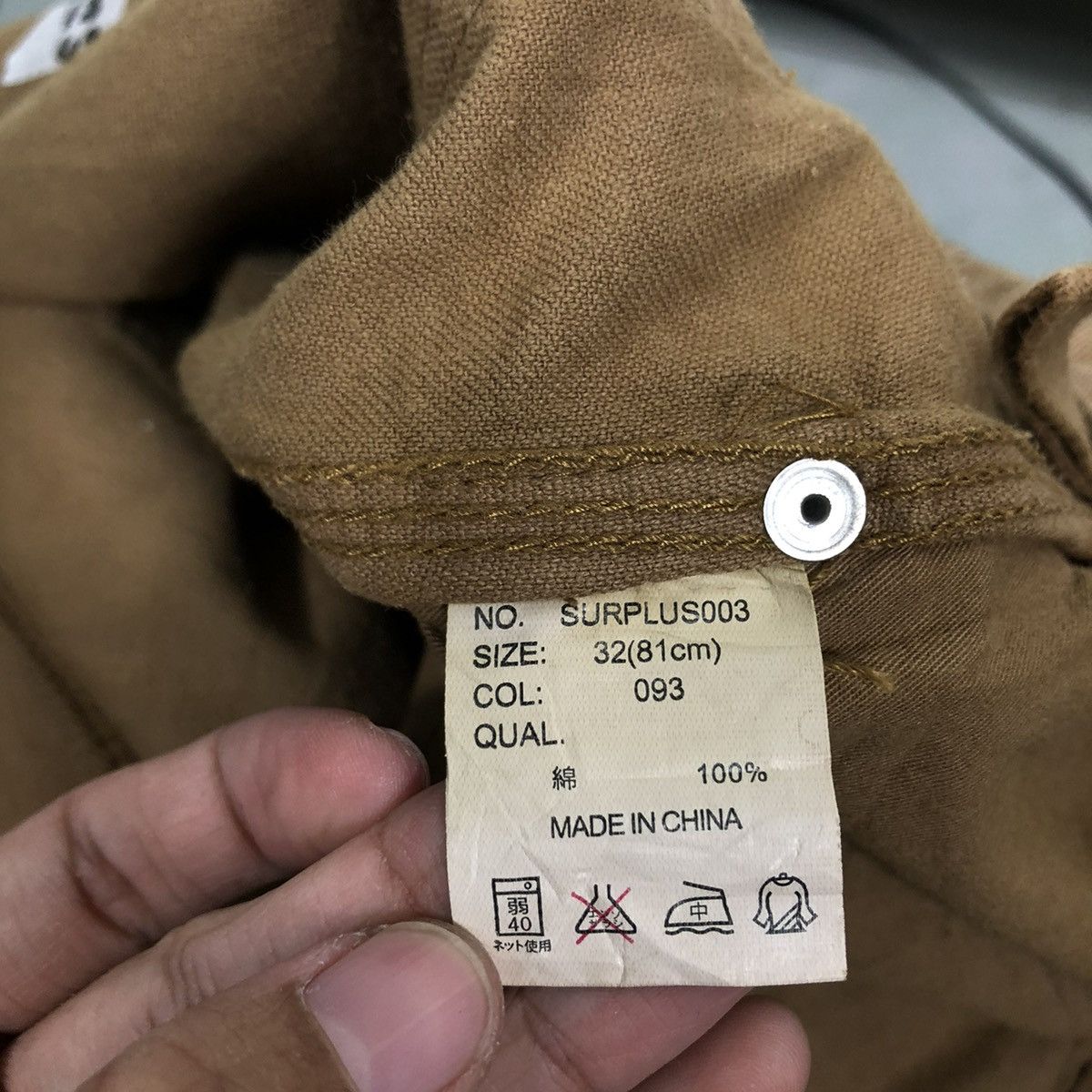 Japanese Brand 🔥90’s Vintage Cargo Work Pants Multi Pocket Surplus Size US 34 / EU 50 - 15 Thumbnail