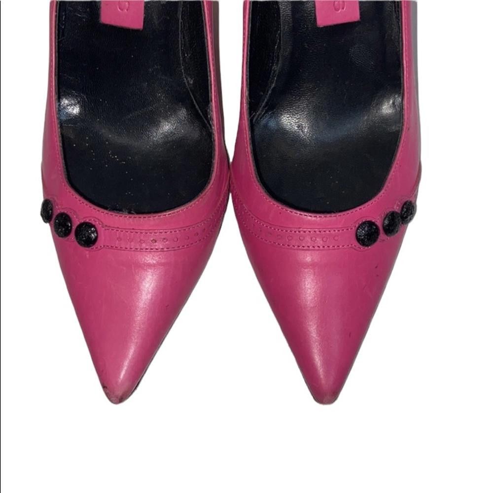 Marc Jacobs Marc Jacobs l Vintage Pink Leather Stiletto Heels Size US 6 / IT 36 - 4 Thumbnail