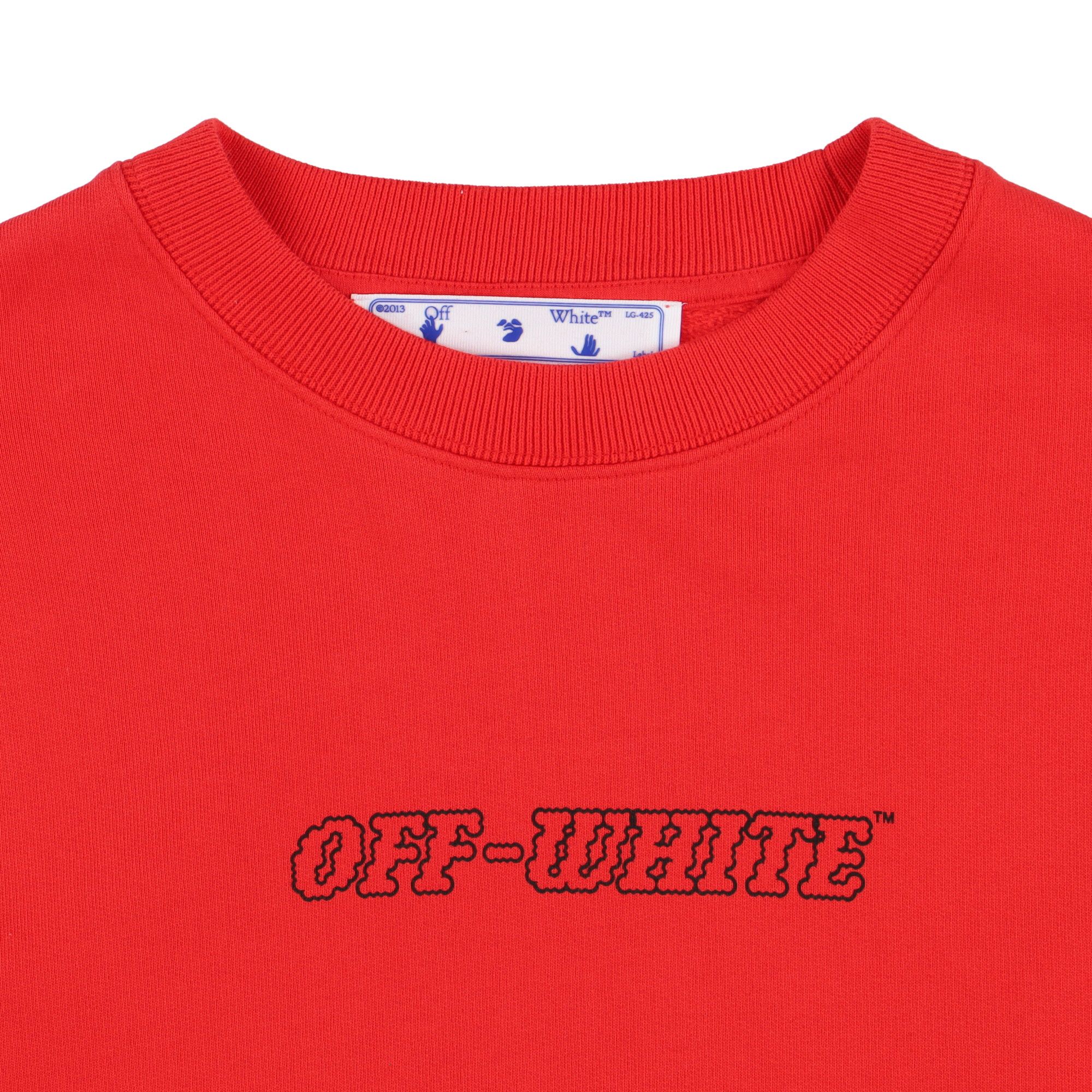 Off-White Red Pascal Hand Gun Logo Sweatshirt Size US M / EU 48-50 / 2 - 5 Thumbnail