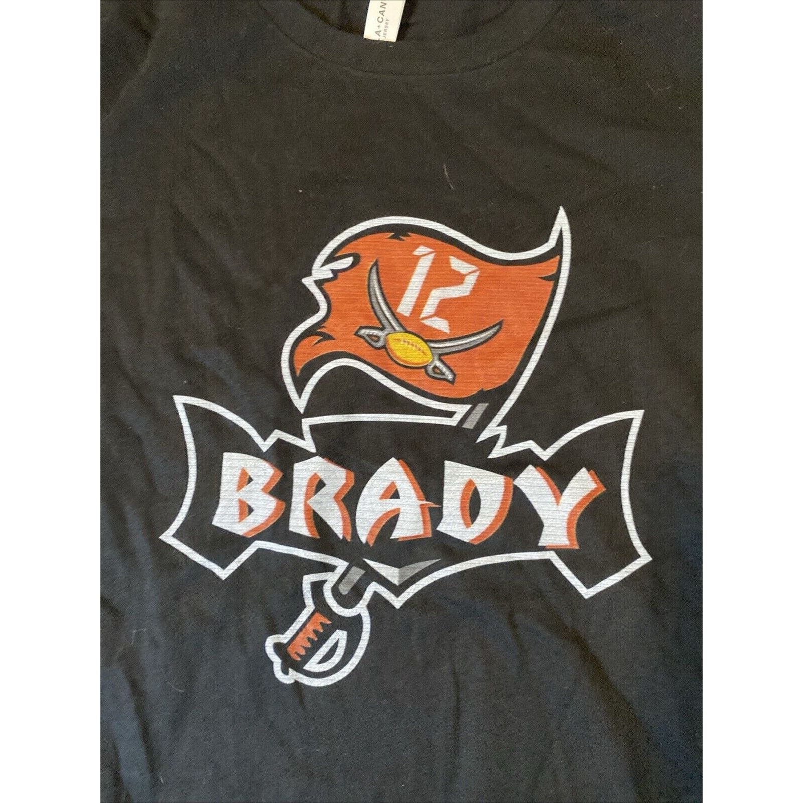 & Other Stories Tom Brady Tampa Bay Buccaneers Bucs Short SLEEVE Women's M Size US M / EU 48-50 / 2 - 2 Thumbnail