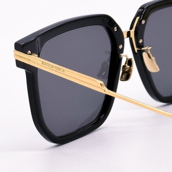 Bottega Veneta NEW BOTTEGA VENETA BV1083SA 001 WOMEN BLACK SQUARE SUNGLASSE Size ONE SIZE - 8 Thumbnail