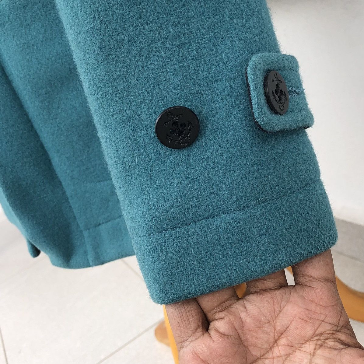 Vintage Ocean Union Work Uniform Wool Hoodie Jacket 🇯🇵