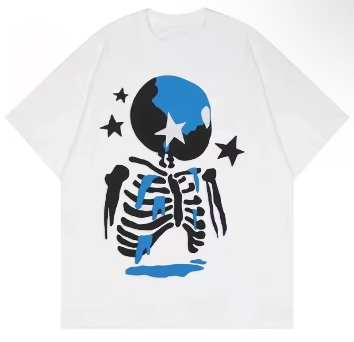 Japanese Brand Classic Y2K Gothic Skull Star Punk Rock Trendy T-Shirt Size US S / EU 44-46 / 1 - 1 Thumbnail