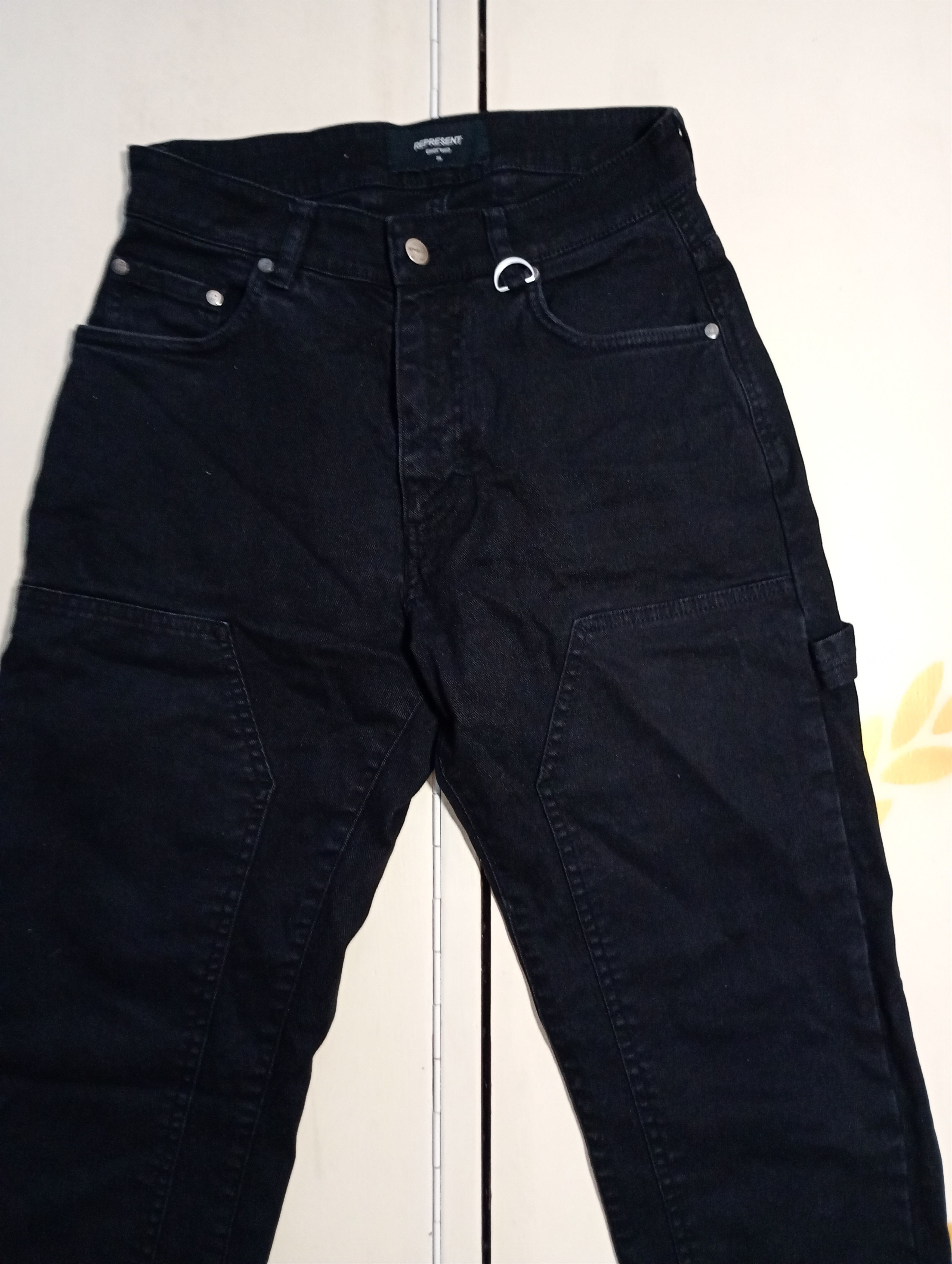 Represent Clo. Represent Clo Carpenter Denim Black Jeans Size US 28 / EU 44 - 6 Thumbnail