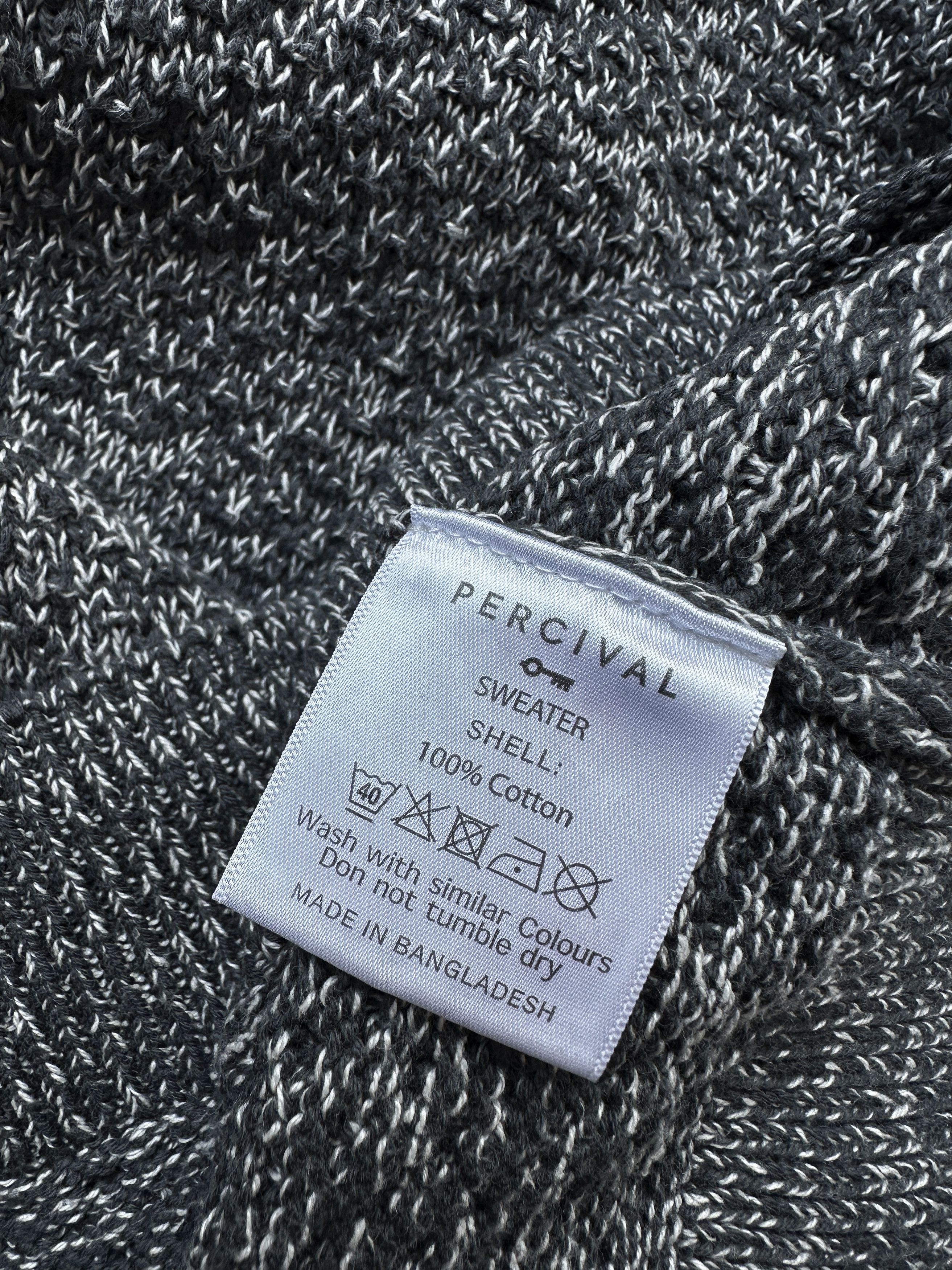 Percival Percival grey textured sweater Size US L / EU 52-54 / 3 - 6 Thumbnail