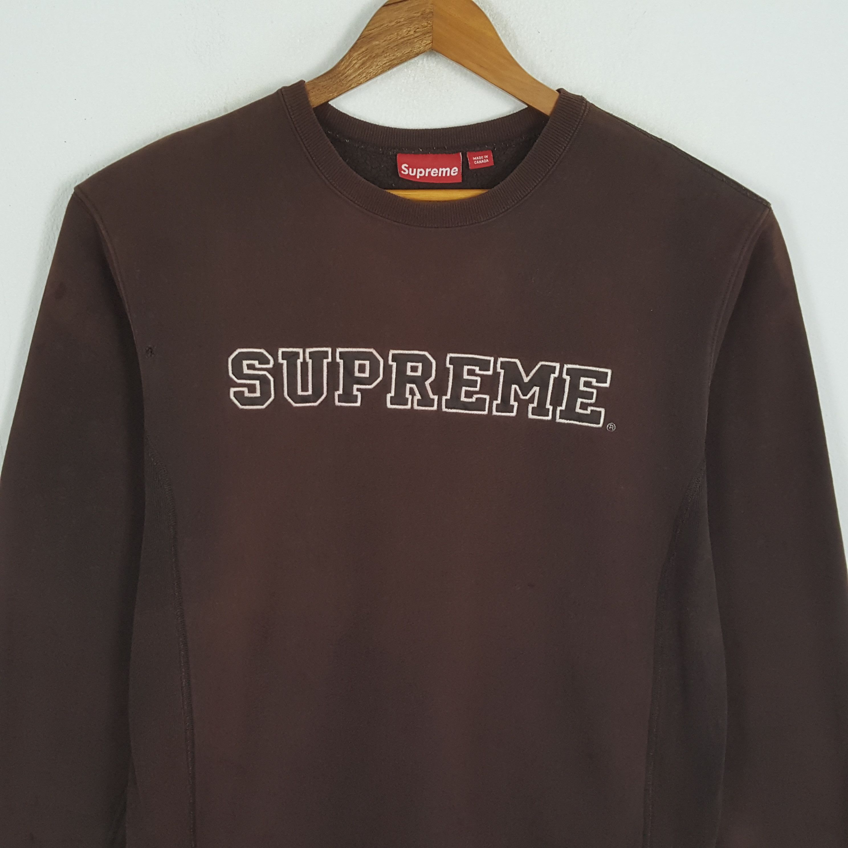 Supreme × Vintage Vintage SUPREME Streetwear Skateboard Style Sweatshirts Size US L / EU 52-54 / 3 - 2 Thumbnail