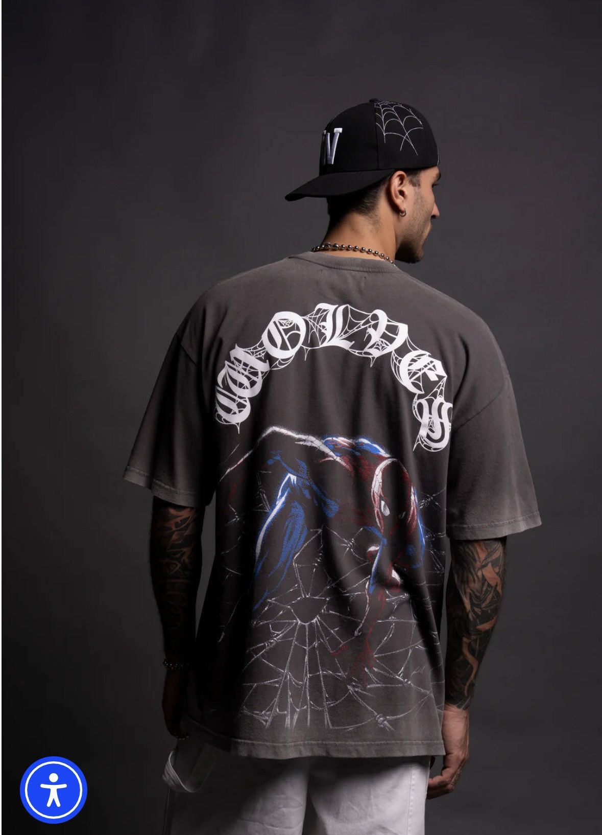 Darc Sport DARC SPORT X MARVEL SPIDER-MAN “ SPIDERMANS WEB” SHIRT Size US M / EU 48-50 / 2 - 3 Thumbnail