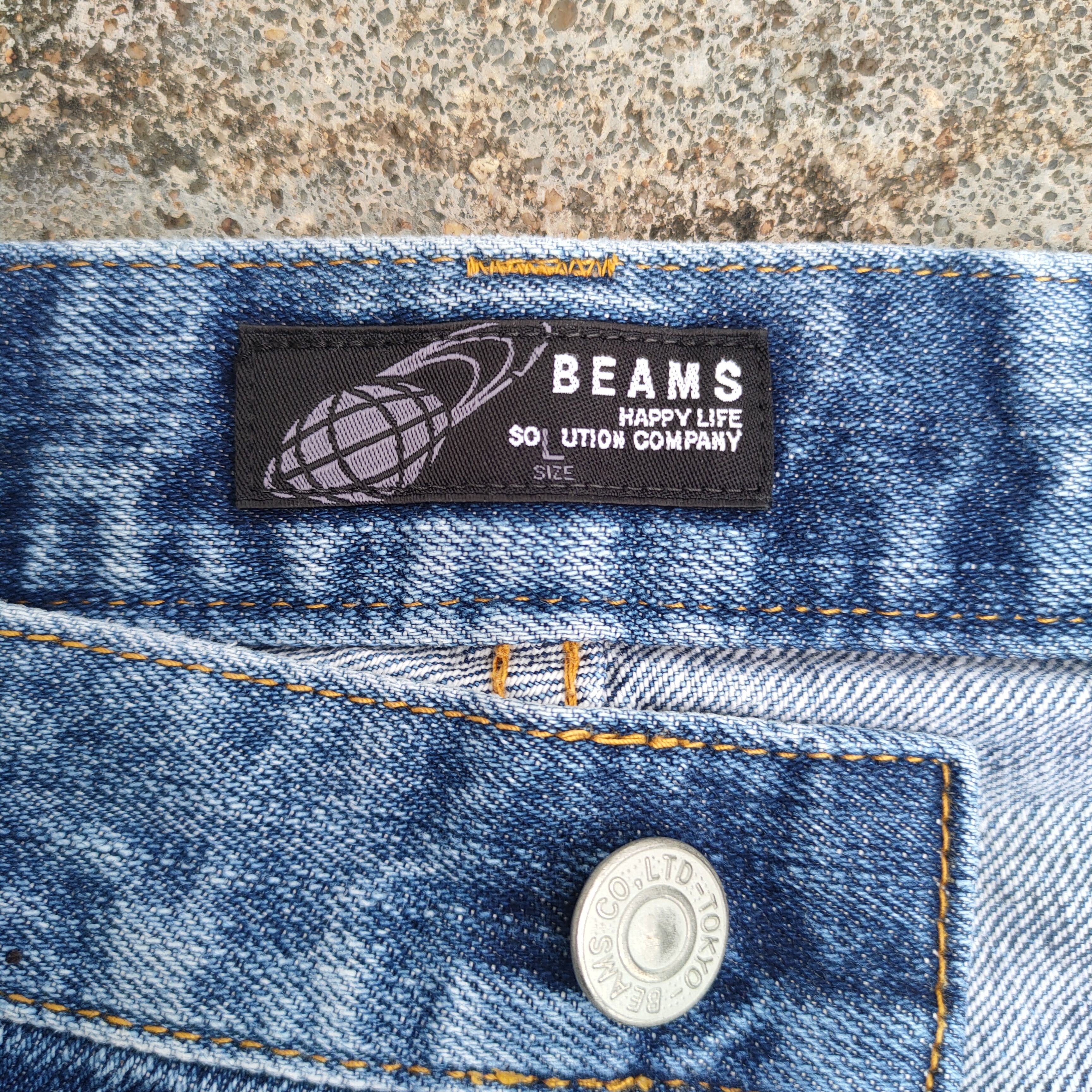 Beams Japan × Jean × Vintage VINTAGE BEAMS FADED JEANS DENIM PANTS Size US 33 - 8 Thumbnail