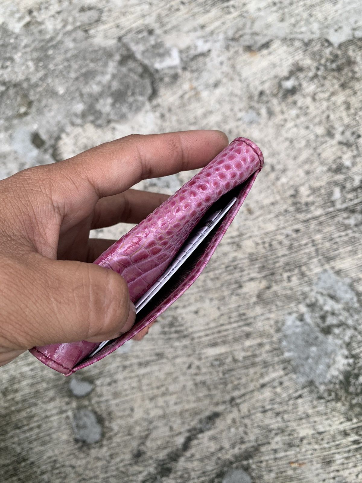 Comme Ca Ism Comme ca du mode small wallet crocodile abstarct Size ONE SIZE - 3 Thumbnail
