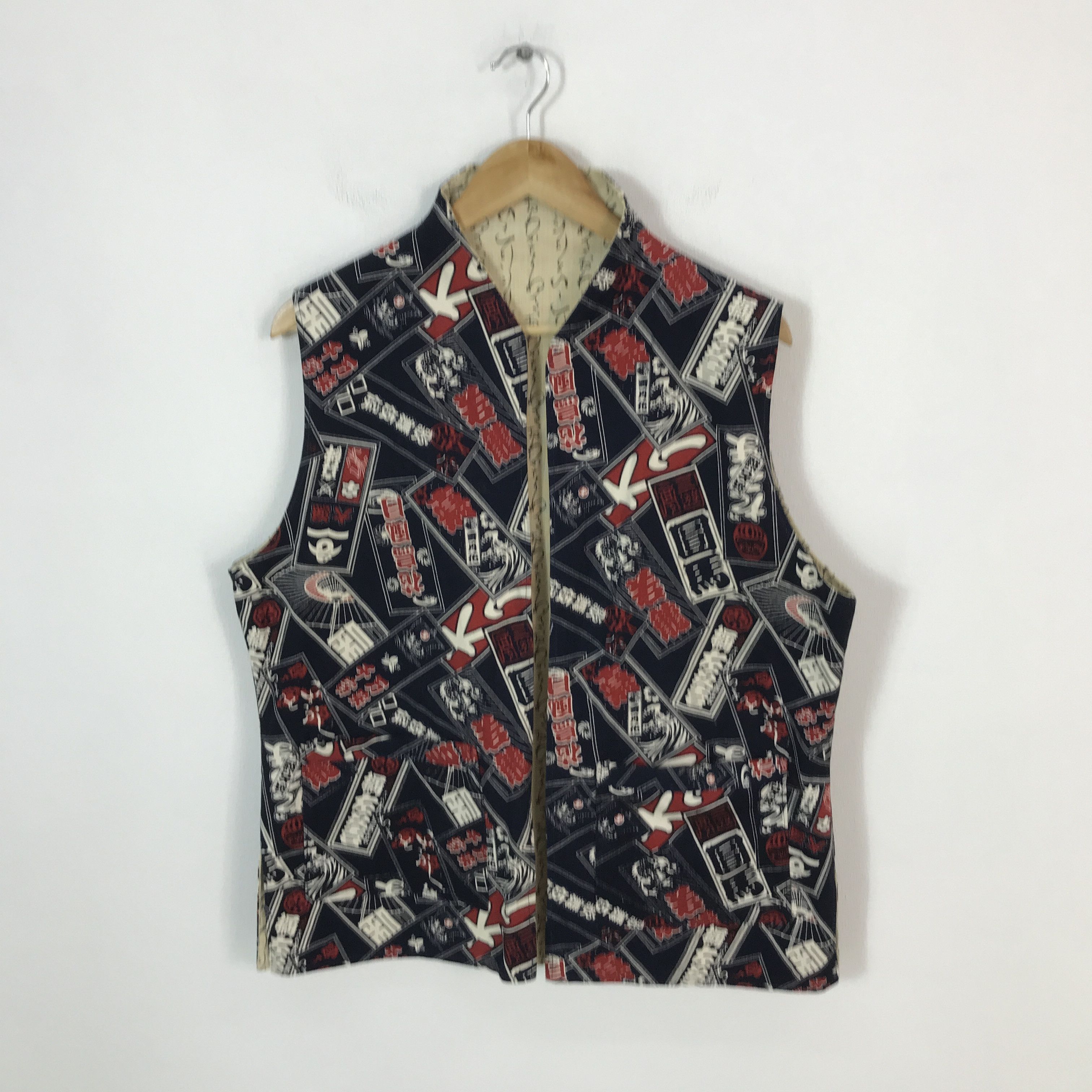 Japanese Brand japanese brand handmade Japan rare Design vest Size US L / EU 52-54 / 3 - 1 Thumbnail