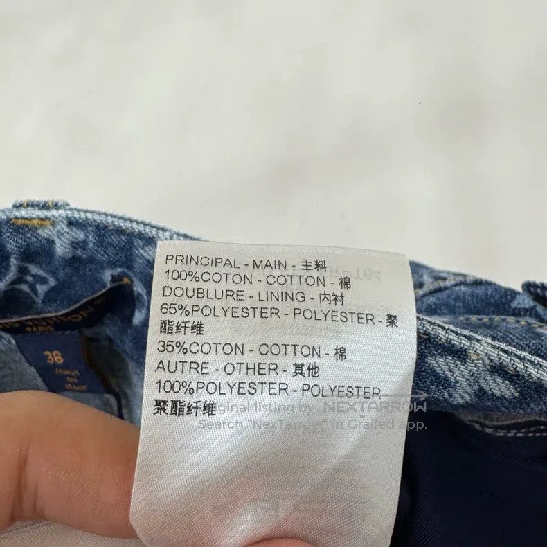 Louis Vuitton Louis Vuitton 25 Blue Full Print Shorts Size US 38 / EU 54 - 5 Thumbnail