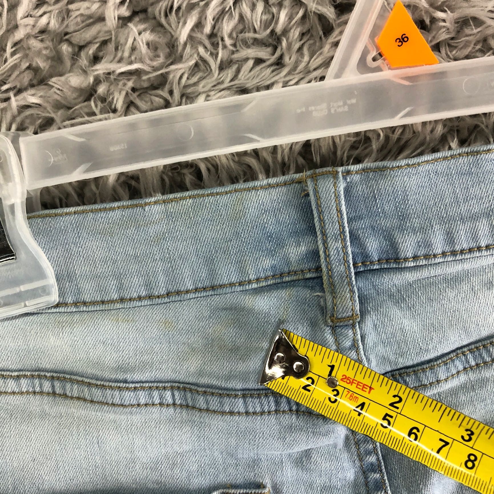 Rsq RSQ Jeans Seattle Skinny Taper Biker Style Mens 32x32 Mid Rise Medium Wash Denim Blue 32 Size US 32 / EU 48 - 7 Thumbnail