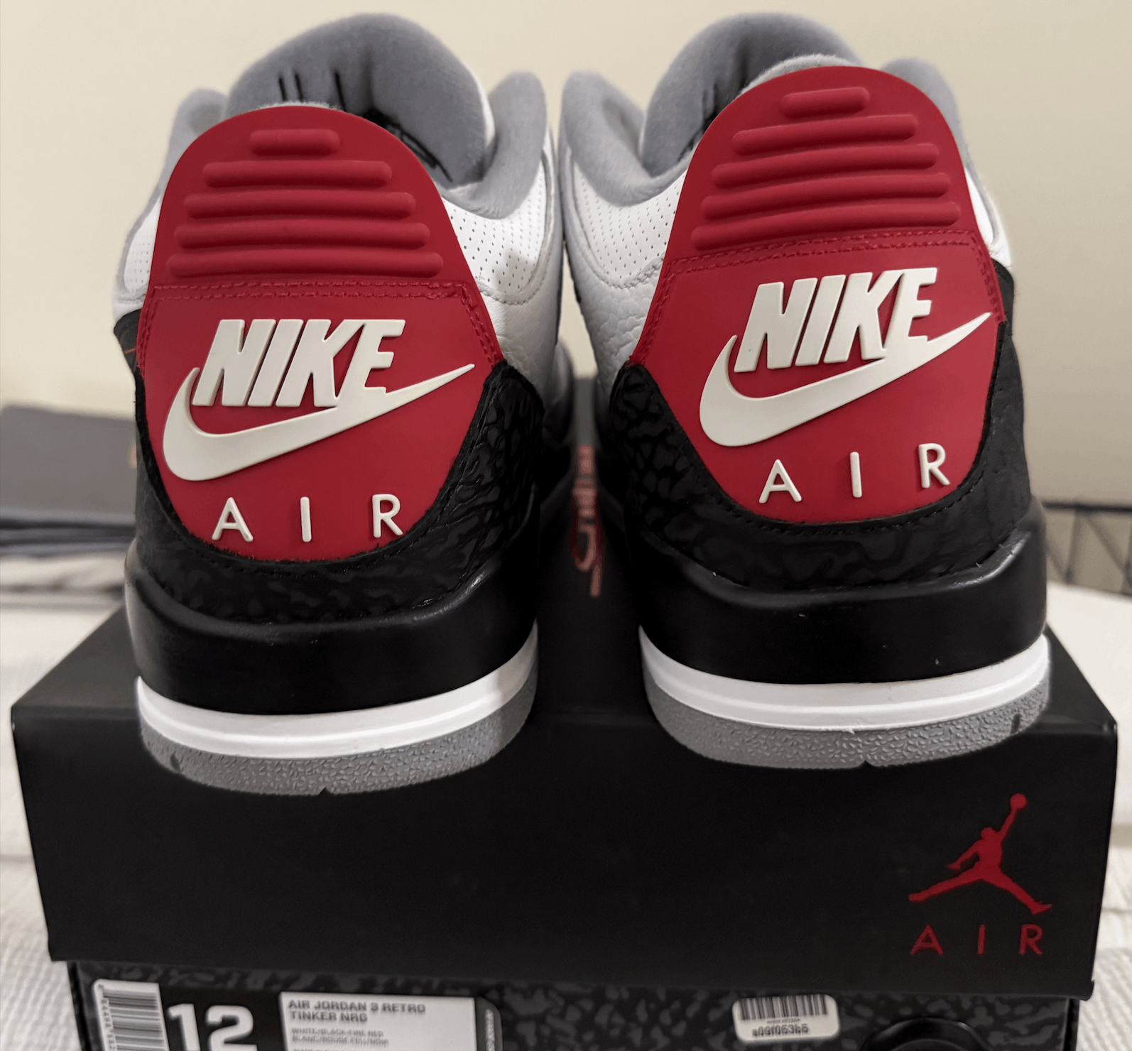 Nike Air Jordan 3 Retro Tinker Hatfield Size US 12 / EU 45 - 9 Thumbnail