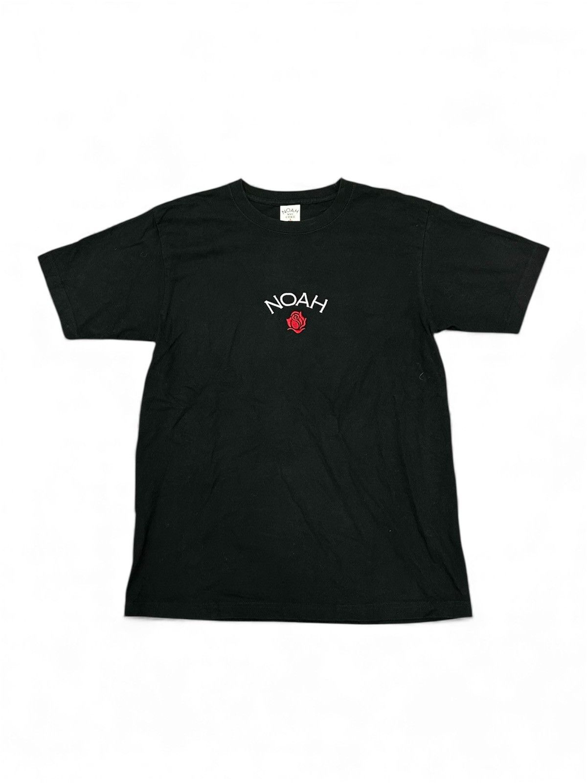 Noah FW20 Noah Embroidered Rose Logo Black Shirt Size US M / EU 48-50 / 2 - 1 Thumbnail
